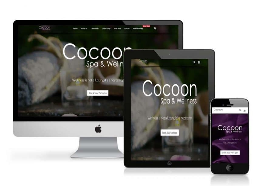 Cocoon Spa Website Goes Live